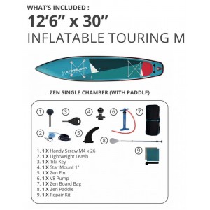 SUP POMPOWANY STARBOARD  TOURING ZEN+PADDLE